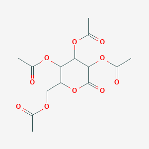 (2R,3R,4S,5R)-2-(Acetoxymethyl)-6-oxotetrahydro-2H-pyran-3,4,5-triyl triacetate - 61259-48-1