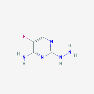 5-Fluoro-2-hydrazinylpyrimidin-4-amine - 925192-06-9