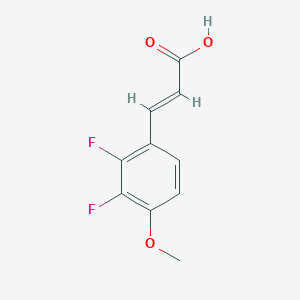 2,3-Difluoro-4-methoxycinnamic acid - 886499-79-2