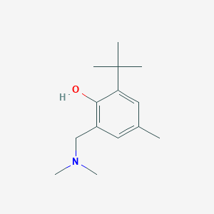 2-(tert-Butyl)-6-[(dimethylamino)methyl]-4-methylbenzenol - 4142-59-0