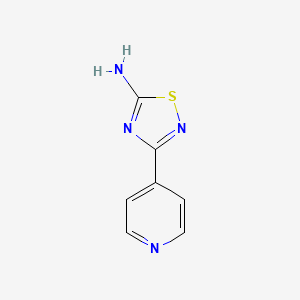 3-(Pyridin-4-yl)-1,2,4-thiadiazol-5-amine - 35115-35-6