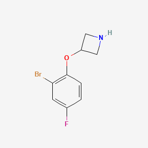 3-(2-Bromo-4-fluorophenoxy)azetidine - 954225-37-7