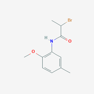 2-bromo-N-(2-methoxy-5-methylphenyl)propanamide - 897314-34-0