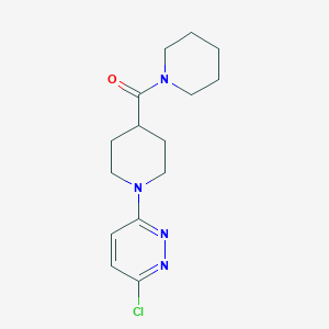 3-Chloro-6-[4-(piperidin-1-ylcarbonyl)piperidin-1-yl]pyridazine - 1142214-17-2