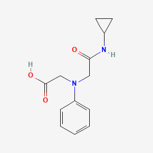 [[2-(Cyclopropylamino)-2-oxoethyl](phenyl)amino]-acetic acid - 1142205-00-2
