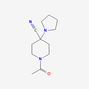 1-Acetyl-4-pyrrolidin-1-ylpiperidine-4-carbonitrile - 1017468-05-1