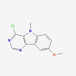 4-chloro-8-methoxy-5-methyl-5H-pyrimido[5,4-b]indole - 1134334-55-6