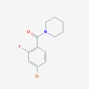 (4-Bromo-2-fluorobenzoyl)piperidine - 1017035-01-6