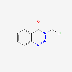 3-(Chloromethyl)-1,2,3-benzotriazin-4(3H)-one - 24310-41-6