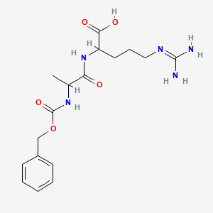 5-(Diaminomethylideneamino)-2-[2-(phenylmethoxycarbonylamino)propanoylamino]pentanoic acid - 50465-91-3