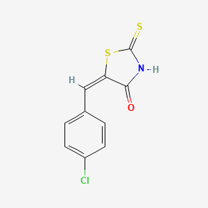 (5E)-5-(4-chlorobenzylidene)-2-mercapto-1,3-thiazol-4(5H)-one - 81154-18-9