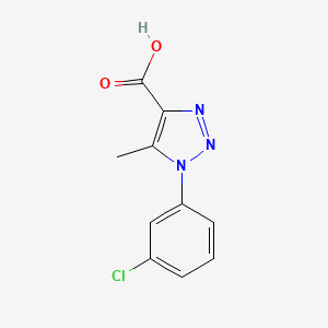 1-(3-chlorophenyl)-5-methyl-1H-1,2,3-triazole-4-carboxylic acid - 88958-14-9
