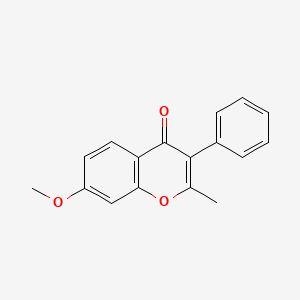 7-Methoxy-2-methyl-3-phenyl-4H-chromen-4-one - 19725-44-1