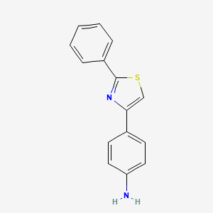 4-(2-Phenyl-1,3-thiazol-4-yl)aniline - 25021-48-1