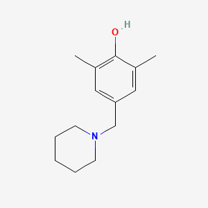 2,6-Dimethyl-4-(piperidin-1-ylmethyl)phenol - 42900-97-0