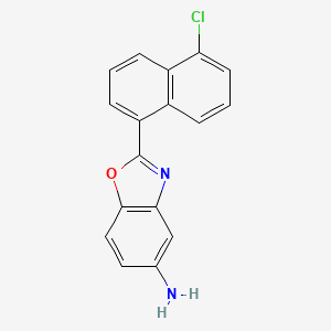 2-(5-Chloronaphthalen-1-yl)-1,3-benzoxazol-5-amine - 443289-56-3