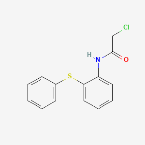2-Chloro-N-(2-phenylsulfanyl-phenyl)-acetamide - 22504-08-1
