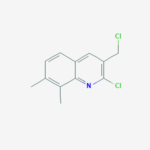 2-Chloro-3-(chloromethyl)-7,8-dimethylquinoline - 794582-35-7