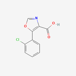 5-(2-Chlorophenyl)-1,3-oxazole-4-carboxylic acid - 255876-53-0