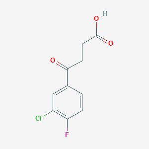 4-(3-Chloro-4-fluorophenyl)-4-oxobutanoic acid - 62903-16-6