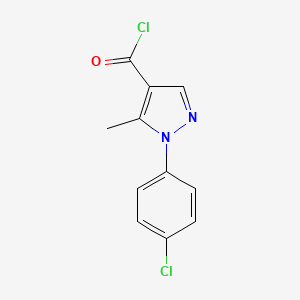 1-(4-chlorophenyl)-5-methyl-1H-pyrazole-4-carbonyl chloride - 288252-38-0