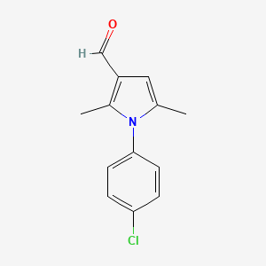 1-(4-chlorophenyl)-2,5-dimethyl-1H-pyrrole-3-carbaldehyde - 20461-26-1