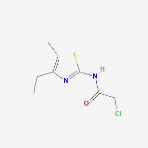 2-Chloro-N-(4-ethyl-5-methyl-thiazol-2-yl)-acetamide - 878437-08-2