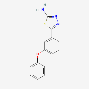 5-(3-Phenoxyphenyl)-1,3,4-thiadiazol-2-amine - 383130-76-5