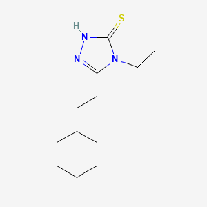 5-(2-cyclohexylethyl)-4-ethyl-4H-1,2,4-triazole-3-thiol - 590353-07-4