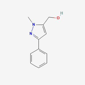 (1-Methyl-3-phenyl-1H-pyrazol-5-yl)methanol - 864068-97-3