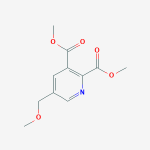 2,3-Pyridinedicarboxylic acid, 5-(methoxymethyl)-, dimethyl ester - 139123-56-1