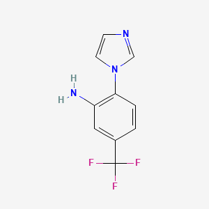 2-(1H-imidazol-1-yl)-5-(trifluoromethyl)aniline - 380389-67-3