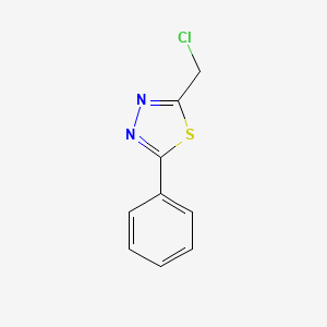 2-(Chloromethyl)-5-phenyl-1,3,4-thiadiazole - 70390-94-2