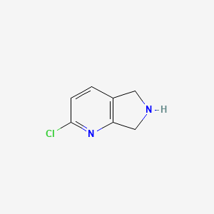 2-Chloro-6,7-dihydro-5H-pyrrolo[3,4-B]pyridine - 810668-57-6