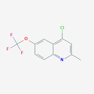 4-Chloro-2-methyl-6-(trifluoromethoxy)quinoline - 951905-08-1
