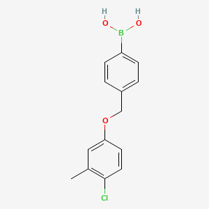(4-((4-Chloro-3-methylphenoxy)methyl)phenyl)boronic acid - 849052-25-1