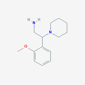 2-(2-Methoxyphenyl)-2-(piperidin-1-yl)ethan-1-amine - 904805-93-2