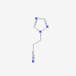 3-(1H-1,2,4-triazol-1-yl)propanenitrile - 76686-83-4