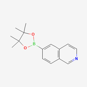 6-(4,4,5,5-Tetramethyl-1,3,2-dioxaborolan-2-YL)isoquinoline - 675576-26-8