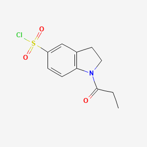 1-Propionyl-2,3-dihydro-1H-indole-5-sulfonyl chloride - 868963-99-9