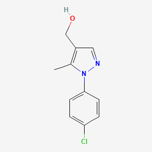 (1-(4-Chlorophenyl)-5-methyl-1H-pyrazol-4-yl)methanol - 169547-88-0