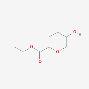 Ethyl 5-hydroxy-tetrahydro-pyran-2-carboxylate - 110407-58-4