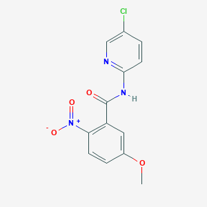 N-(5-Chloropyridin-2-yl)-5-methoxy-2-nitrobenzamide - 280773-16-2