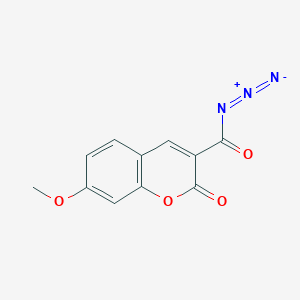 7-Methoxycoumarin-3-carbonyl azide - 97632-67-2