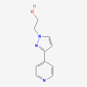 2-(3-(pyridin-4-yl)-1H-pyrazol-1-yl)ethanol - 401522-11-0