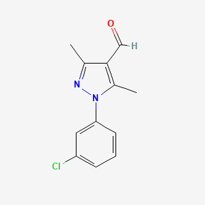 1-(3-chlorophenyl)-3,5-dimethyl-1H-pyrazole-4-carbaldehyde - 294877-36-4