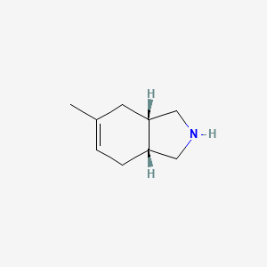 (3aS,7aR)-5-methyl-2,3,3a,4,7,7a-hexahydro-1H-isoindole - 21764-64-7