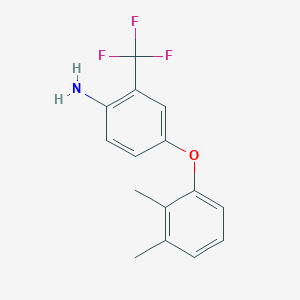 4-(2,3-Dimethylphenoxy)-2-(trifluoromethyl)aniline - 946784-54-9
