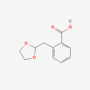 2-(1,3-Dioxolan-2-ylmethyl)benzoic acid - 898767-07-2