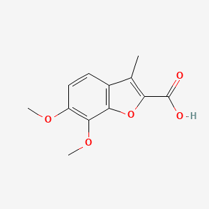 6,7-Dimethoxy-3-methyl-1-benzofuran-2-carboxylic acid - 63445-53-4